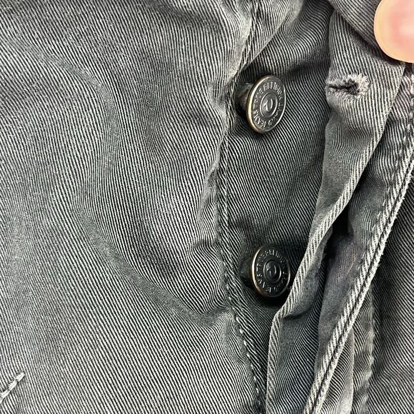 True Religion Dean Geo Quilted Gray Chino Straight Leg Jeans Pants 36/32.5 Taper - Picture 5 of 11